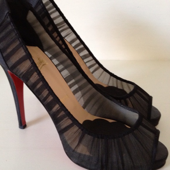 Christian Louboutin shoes size 41 Satin black - Picture 2 of 4