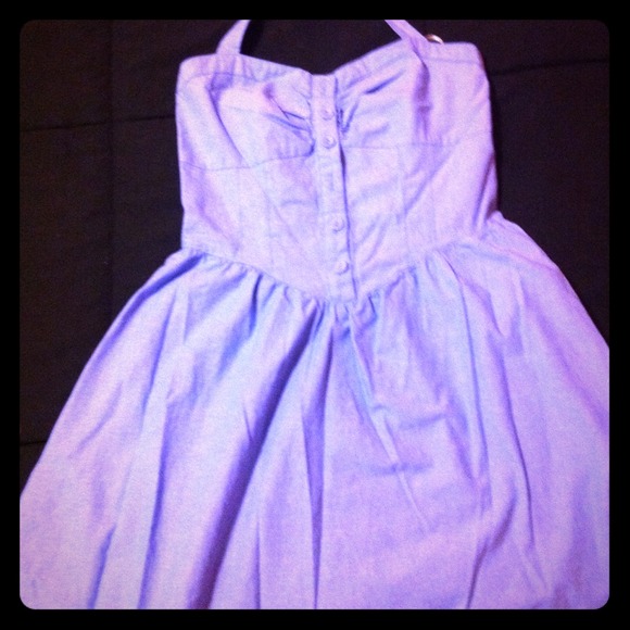 Denim Mini-Dress - Picture 1 of 2