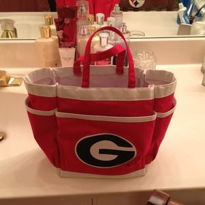 UGA bag gently used, pockets on sides and back...