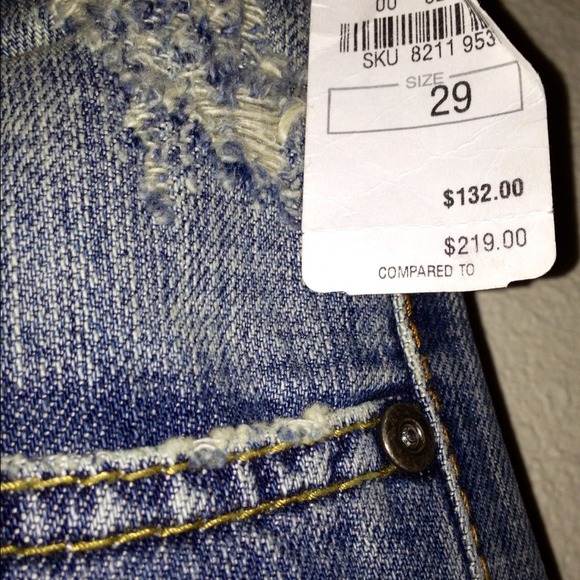 NWT! Miss Sixty Distressed Medium Wash Jean - Picture 3 of 4