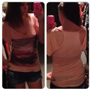 SOLD❗Short Sleeve Ruched Shirt