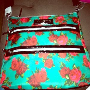 Betsey Johnson 2 zip cross body