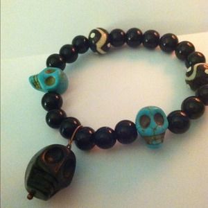 Handmade Skull Bracelet