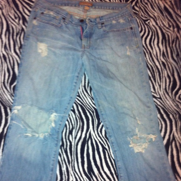 SOLD Distressed A&F jeans SOLD
