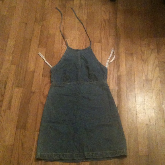 Gap denim halter sun dress. Size 10. Worn once.
