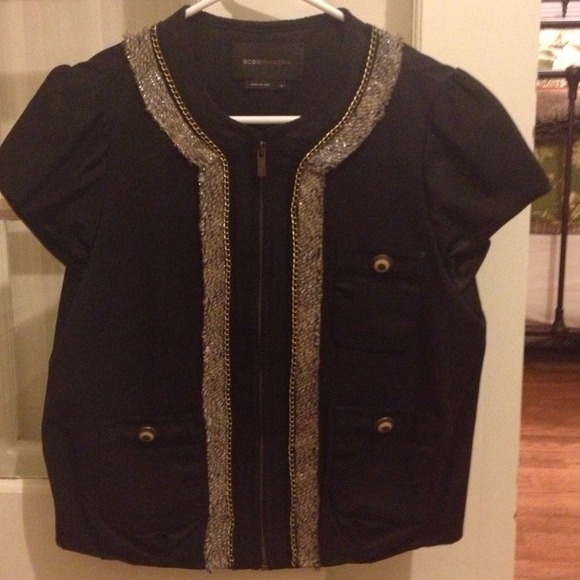 Short sleeve cardigan