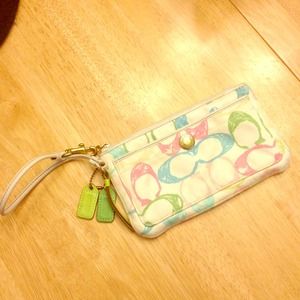 Authentic Coach Wristlet