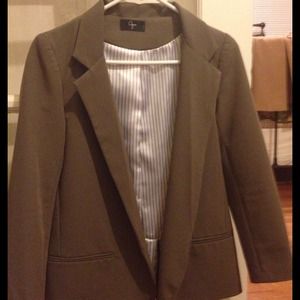 Taupe Aqua Blazer