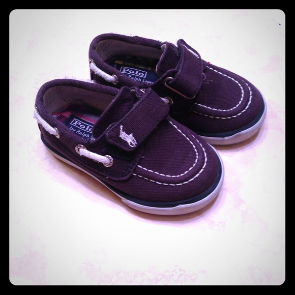Toddler boys Ralph Lauren polo shoes size 4