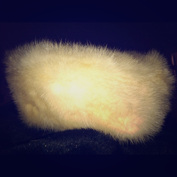 Vintage Mink pill box hat