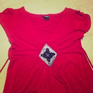 Red Rue 21 shirt/dress