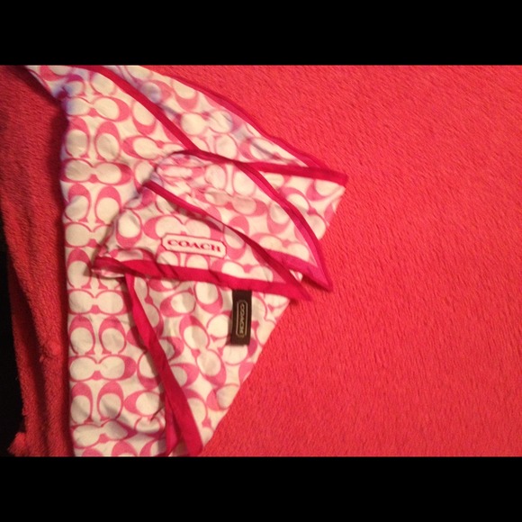 Coach silk scarf