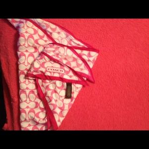 Coach silk scarf