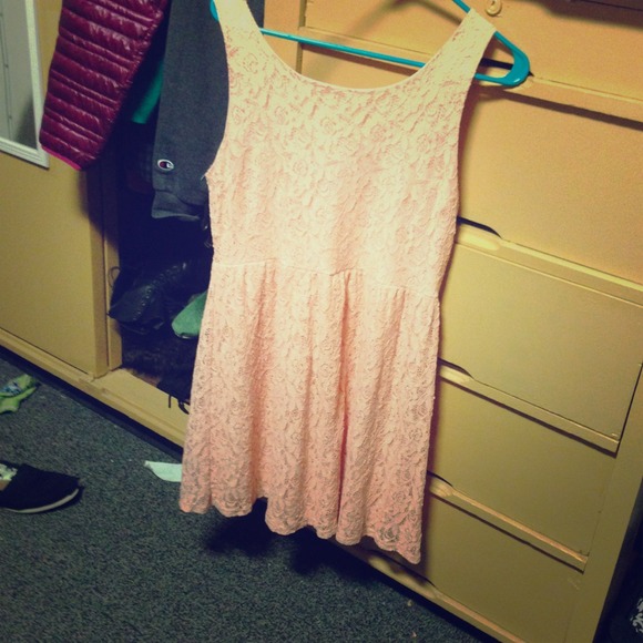 A really nice pastel pink dress