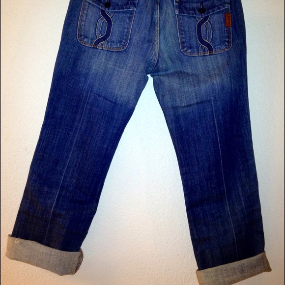 💰Reduced!💰 7 For All Mankind Cropped Capri Jean - Picture 3 of 4