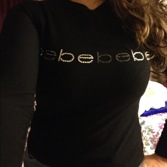 Bebe V-neck top