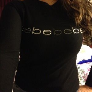 Bebe V-neck top