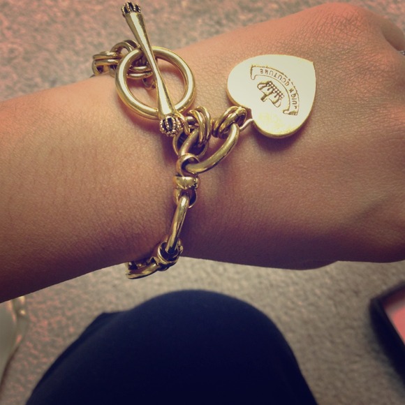 Authentic juicy couture gold bracelet