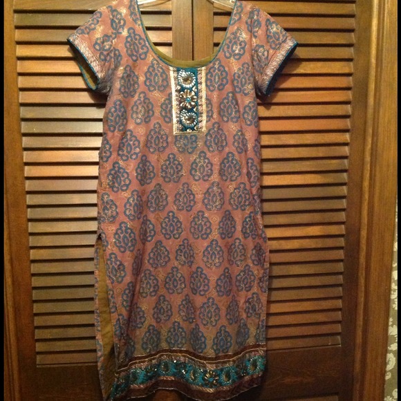 vintage, handmade Indian tunic