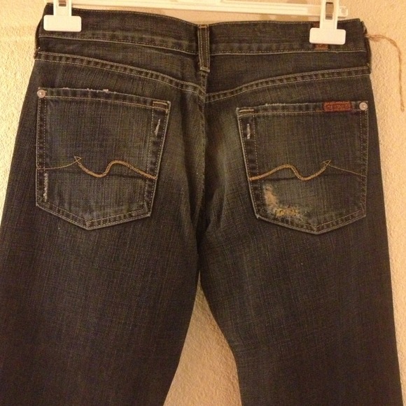 💰Reduced!💰NWT! 7 For All Mankind Dark Rinse Jean - Picture 4 of 4