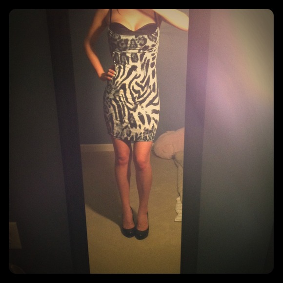 Animal print dress