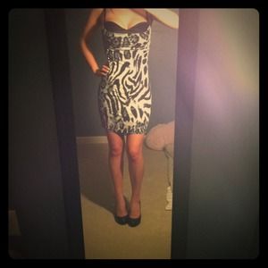 Animal print dress