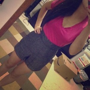 ❌SOLD!❌ High waisted denim/chambray shorts. XS