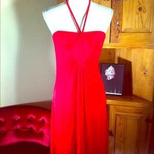 Pretty lipstick-red sundress❤️