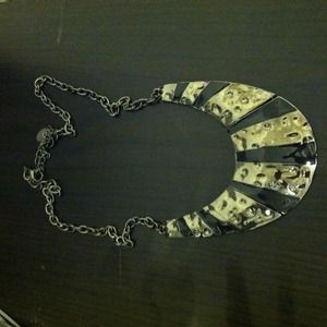 🔴SOLD🔴 Necklace silver & black