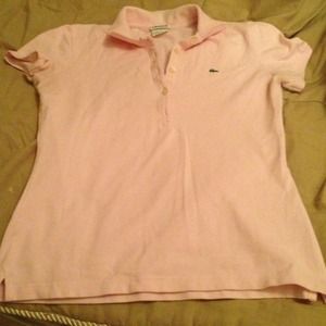 Lacoste classic pink polo 40 (medium)