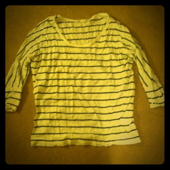 Black and white striped shirt HOLD
