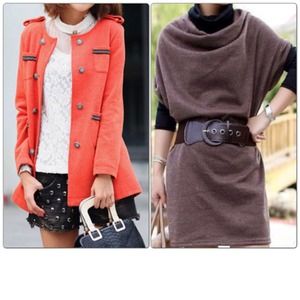 NAME YOUR OWN PRICE~Turtleneck Short Dress w Belt