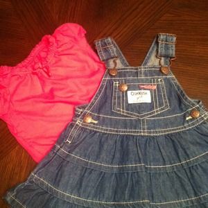 oshkosh girl overalls