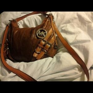 Distressed Mk used handbag