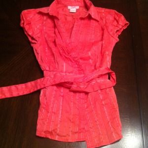 coral small top