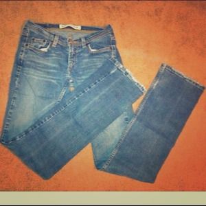 Express dark denim skinny jeans