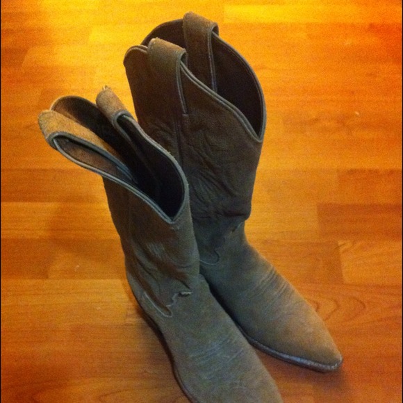 Cowgirl boots Tan Suede