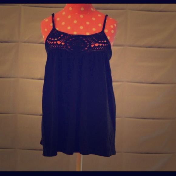 REDUCED Banana Republic Black Knitted Top