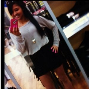 Lace back top and Vera wang sandels