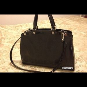 Authentic Louis Vuitton Brea MM Epi Leather Noir Electric Vintage
