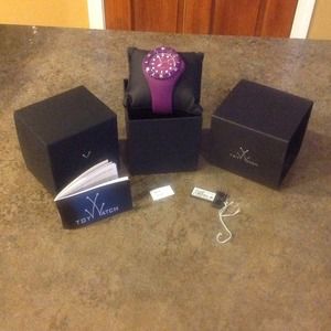 Authentic dark purple Toy Watch Jelly...worn once!