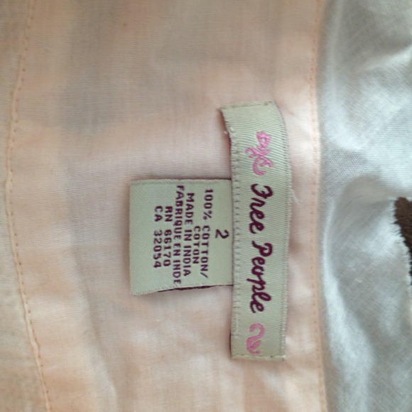 SOLD Free people high waist asymmetrical skirt - Picture 2 of 3