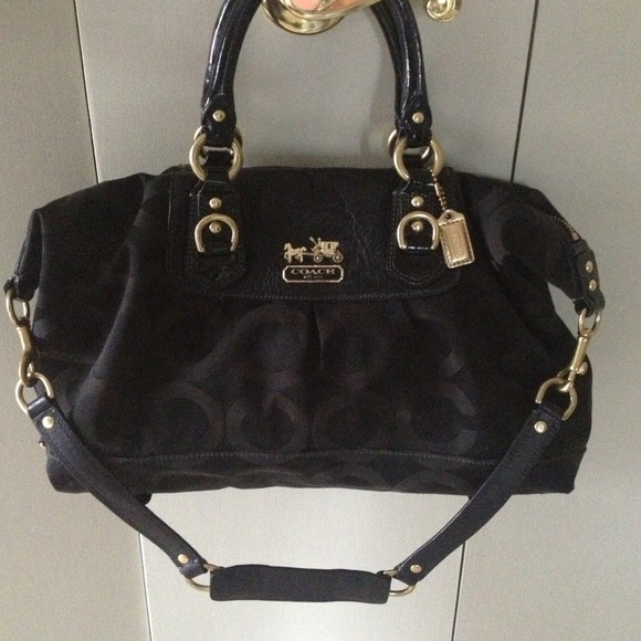 Authentic Coach Bag Black Logo