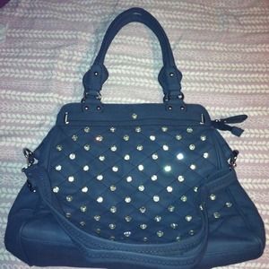 ⭕Just Reduced ⭕New Blue Crystal Studded Handbag