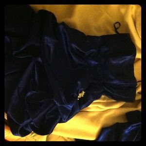 Blue ruffle homecoming dress. Only wore once.