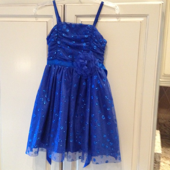 Justice blue dress SOLD