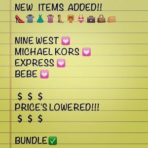 COME CHECK OUT GREAT ITEMS IN MY CLOSET!!!