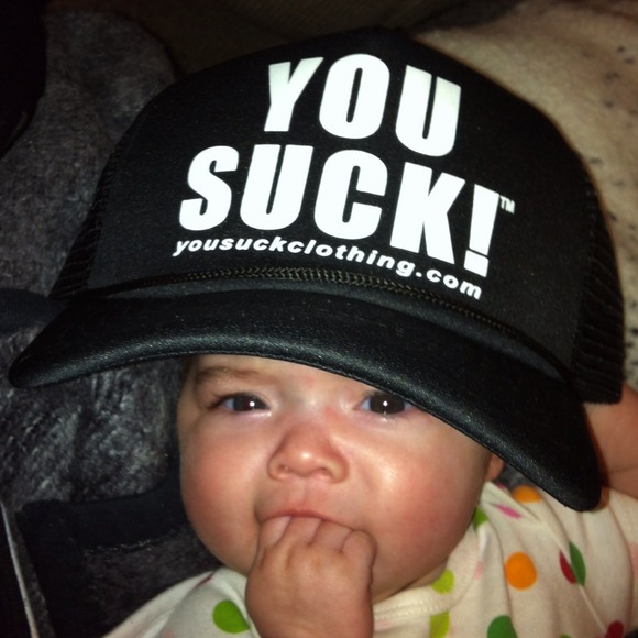 Black snap back hat