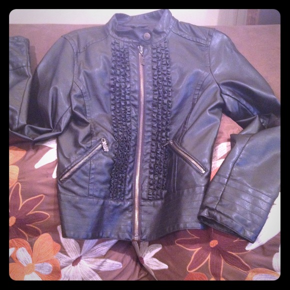 Miss Sixty Jackets & Blazers - Faux Leather Motorcycle Jacket