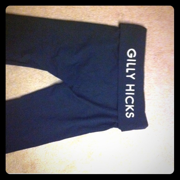 Gilly Hicks navy yoga boot cut pants new condition